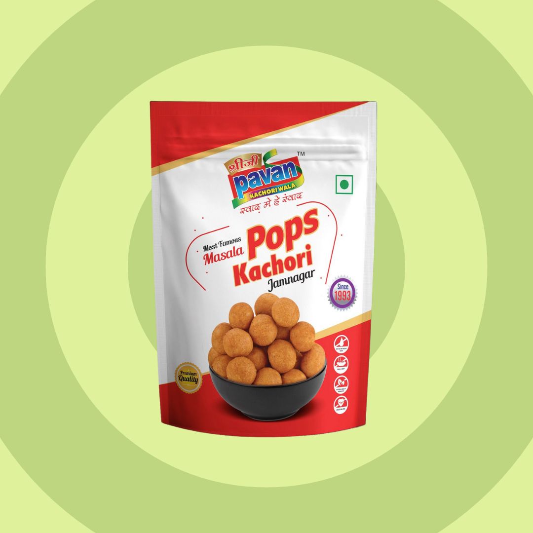 Pops Masala Kachori (100 Pcs.) (Gol/Chapti)